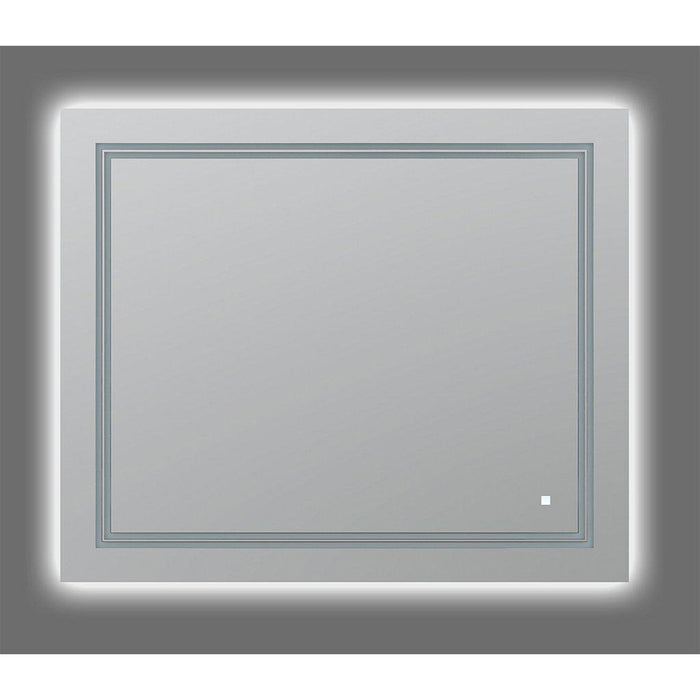 Aquadom SOHO 36" X 30" Rectangle Ultra-Slim Frame LED Lighted Bathroom Mirror With Defogger - S-3630