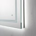 Aquadom SOHO 36" X 36" Square Ultra-Slim Frame LED Lighted Bathroom Mirror With Defogger - S-3636