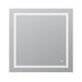 Aquadom SOHO 36" X 36" Square Ultra-Slim Frame LED Lighted Bathroom Mirror With Defogger - S-3636