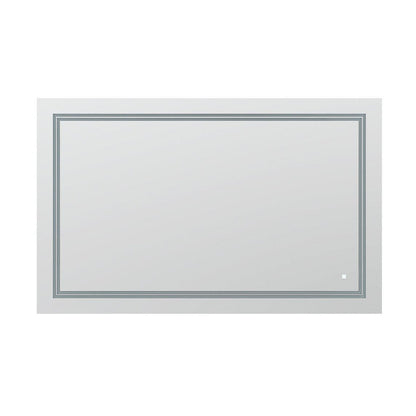 Aquadom SOHO 40" x 36" Rectangle Ultra-Slim Frame LED Lighted Bathroom Mirror With Defogger - S-4036-N