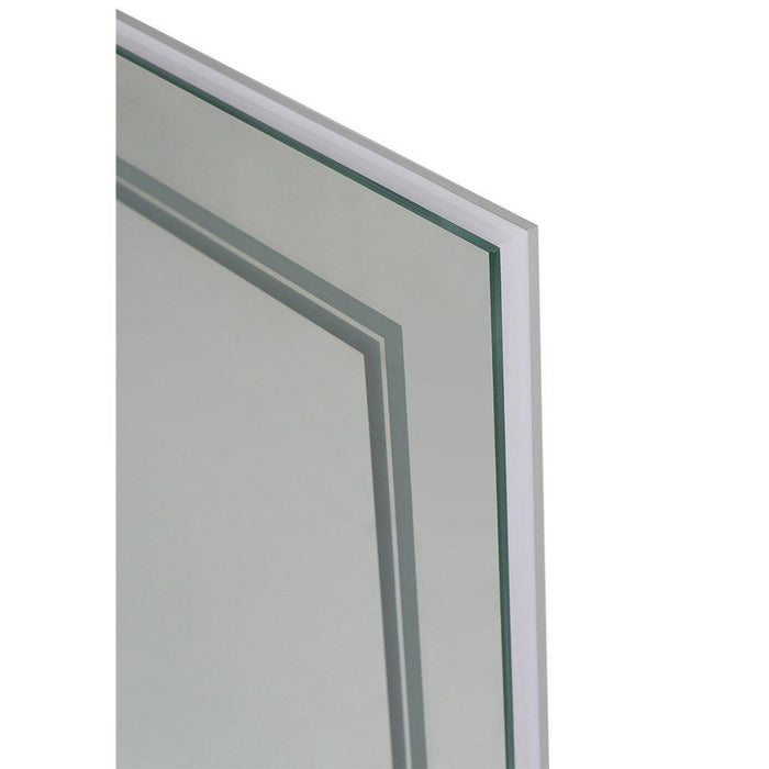 Aquadom SOHO 48" X 30" Rectangular Ultra-Slim Frame LED Lighted Bathroom Mirror With Defogger - S-4830