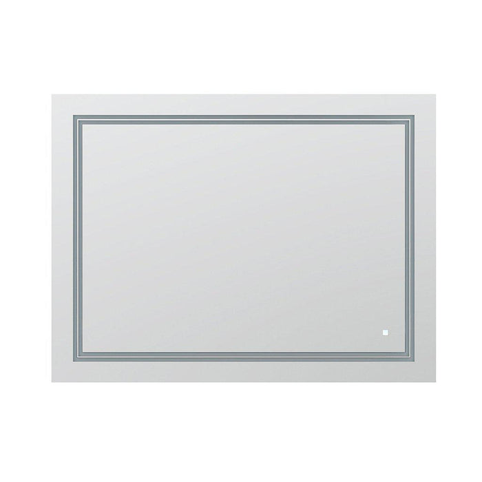 Aquadom SOHO 48" X 36" Rectangular Ultra-Slim Frame LED Lighted Bathroom Mirror With Defogger - S-4836