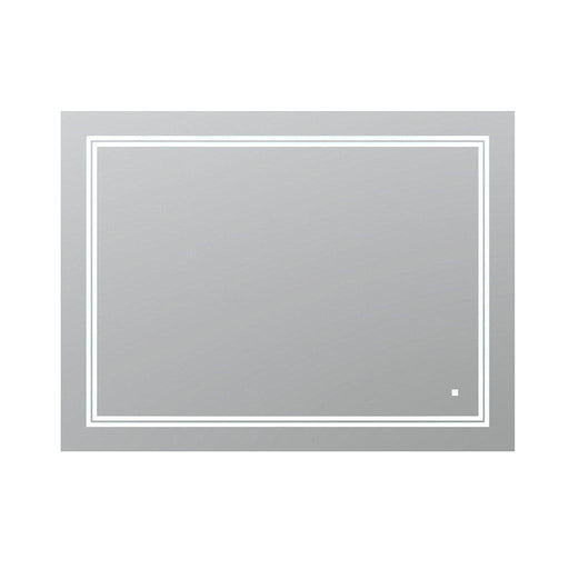 Aquadom SOHO 48" X 36" Rectangular Ultra-Slim Frame LED Lighted Bathroom Mirror With Defogger - S-4836