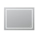 Aquadom SOHO 48" X 36" Rectangular Ultra-Slim Frame LED Lighted Bathroom Mirror With Defogger - S-4836