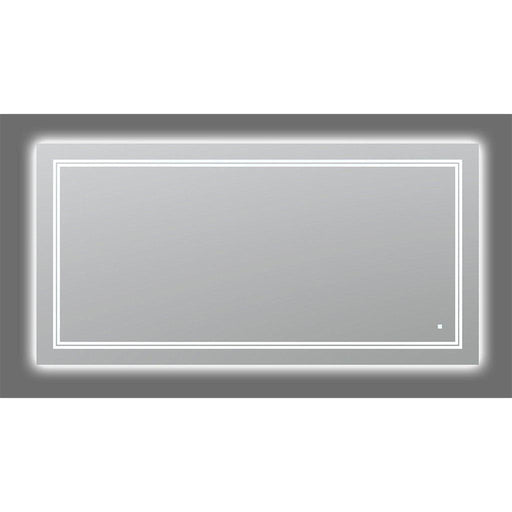 Aquadom SOHO 60" X 30" Rectangular Ultra-Slim Frame LED Lighted Bathroom Mirror With Defogger - S-6030