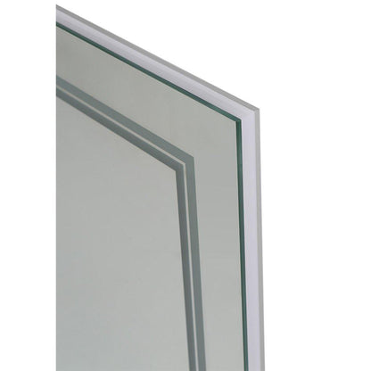 Aquadom SOHO 60" x 30" Rectangular Ultra-Slim Frame LED Lighted Bathroom Mirror With Defogger - S-6030-N