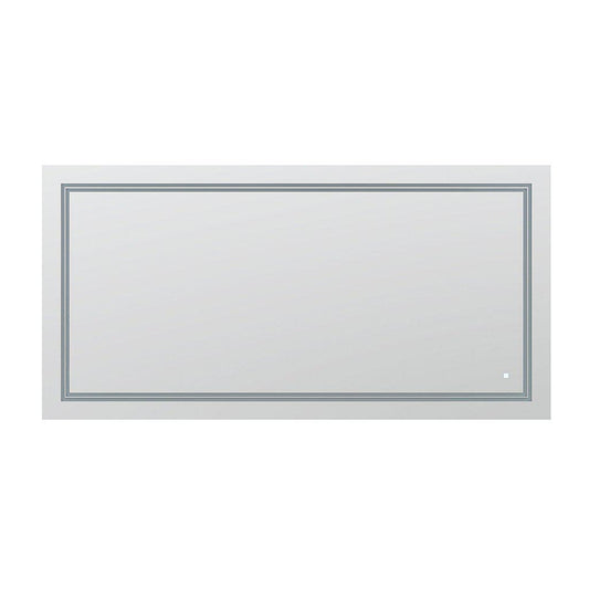 Aquadom SOHO 60" x 30" Rectangular Ultra-Slim Frame LED Lighted Bathroom Mirror With Defogger - S-6030-N