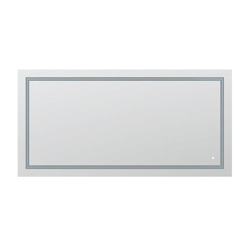 Aquadom SOHO 60" X 30" Rectangular Ultra-Slim Frame LED Lighted Bathroom Mirror With Defogger - S-6030