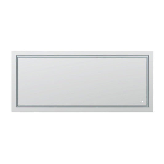 Aquadom SOHO 72" x 36" Rectangular Ultra-Slim Frame LED Lighted Bathroom Mirror With Defogger - S-7236-N