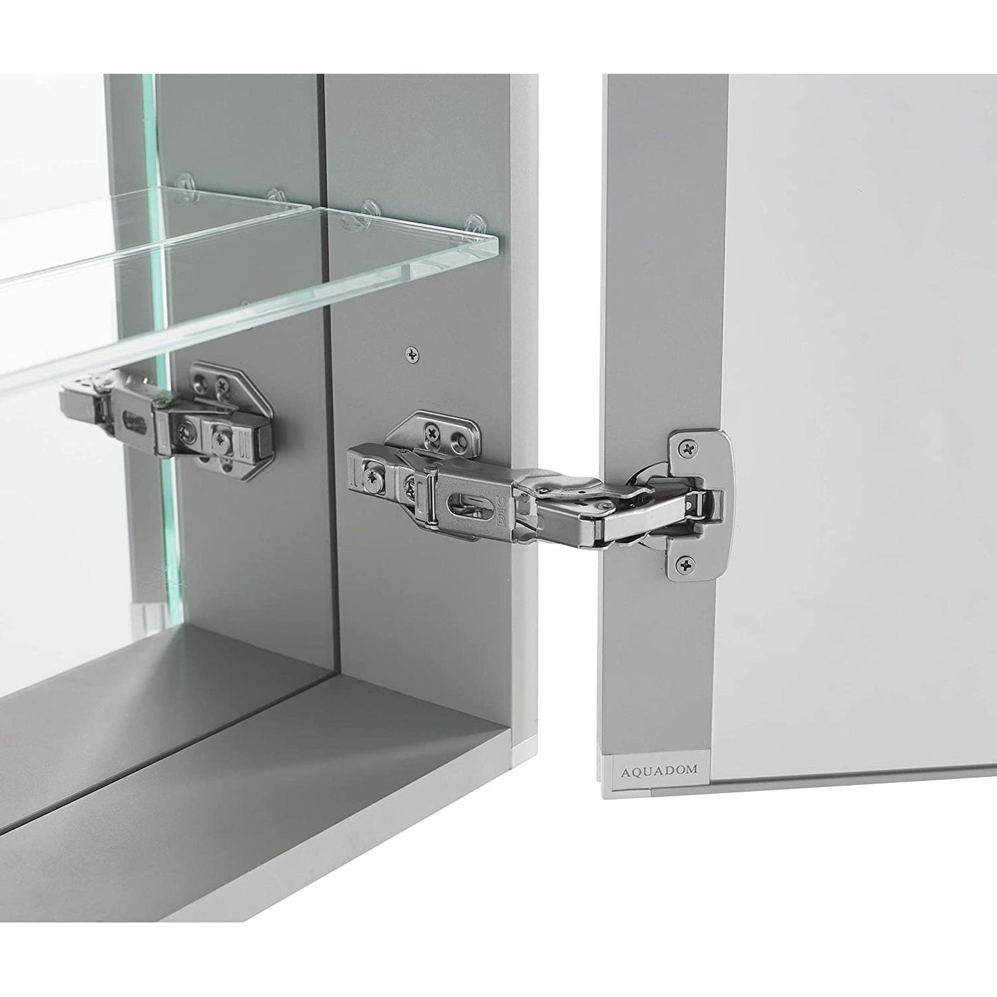 Aquadom Signature Royale 72" x 36" Rectangular Medicine Cabinet With Lighting, Defogger, Integrated LED 3X Magnifying Mirror And Electrical Outlet with USB  - SR-7236