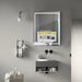 Aquadom Vision 24" x 32" Smart LED Lighted Bathroom Mirror With Built-in TV and Defogger - V-2432