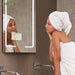 Aquadom Vision 24" x 32" Smart LED Lighted Bathroom Mirror With Built-in TV and Defogger - V-2432