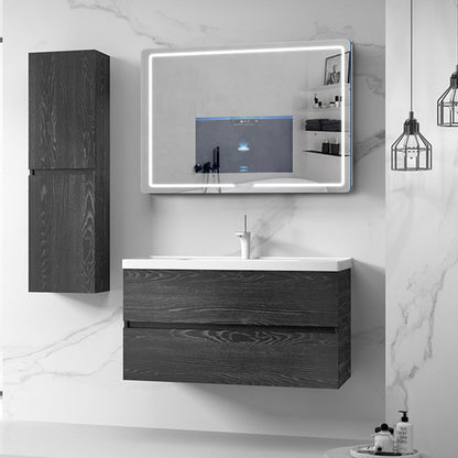 Aquadom Vision 48" x 32" Smart LED Lighted Bathroom Mirror With Built-in TV, Defogger, Body Fat Scale and Skin Detector - V-4832-SD-BFS