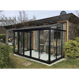 Janssens | Arcadia Lean-To Glass Greenhouse/Sunroom with 4mm Tempered Glass Glazing