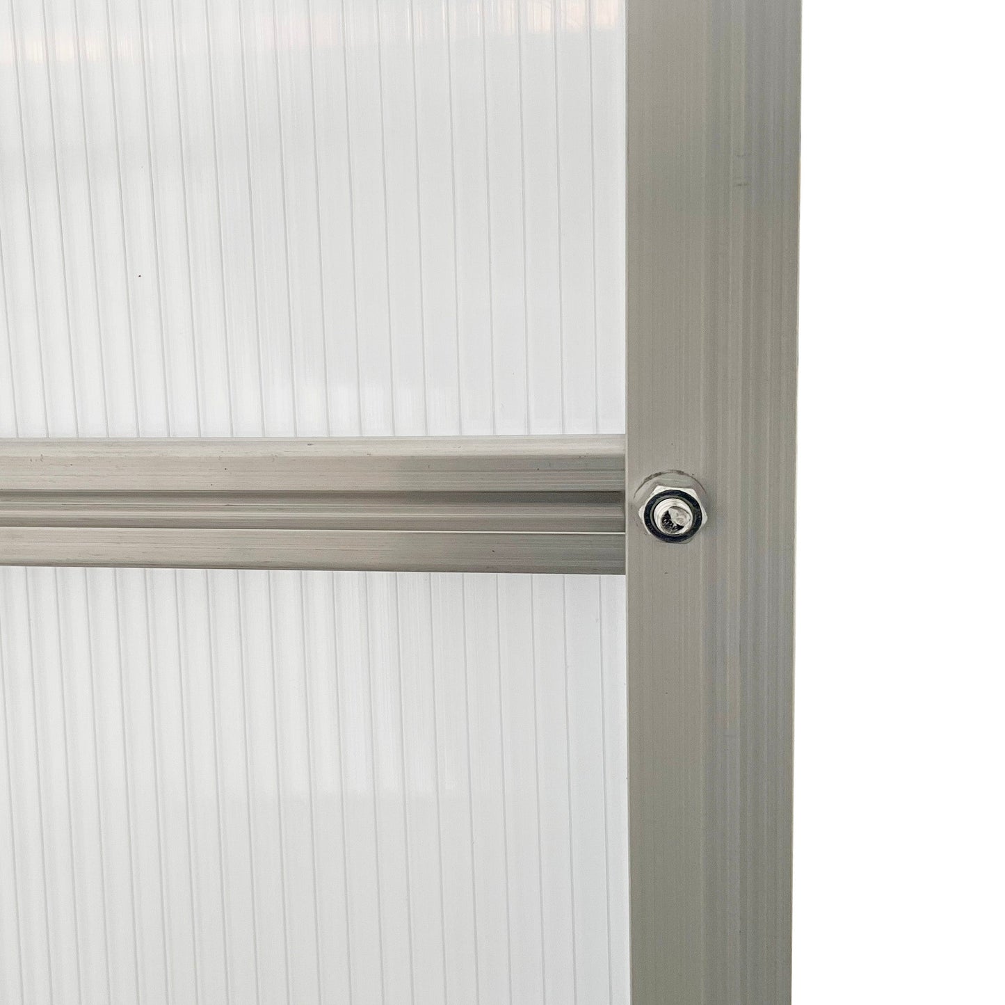 Outsunny BloomGreen 12' x 6' Greenhouse with Adjustable Roof Vent Silver - 845-540V02SR