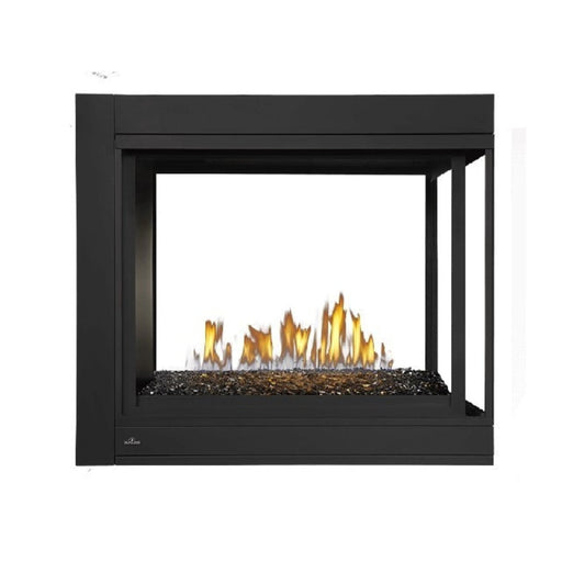 Napoleon Fireplaces Ascent Multi-View Build-In Direct Vent Gas Fireplace with Three Sided Peninsula and Linear Glass Burner, Napoleon, 43 1/4", BHD4PGN