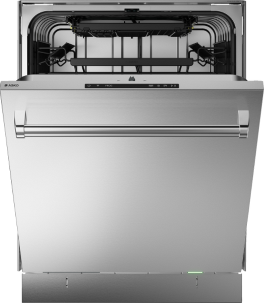 Asko 50 Series 24 Inch Stainless XXL Tub Dishwasher with Tubular Handle - DBI565THXXLS