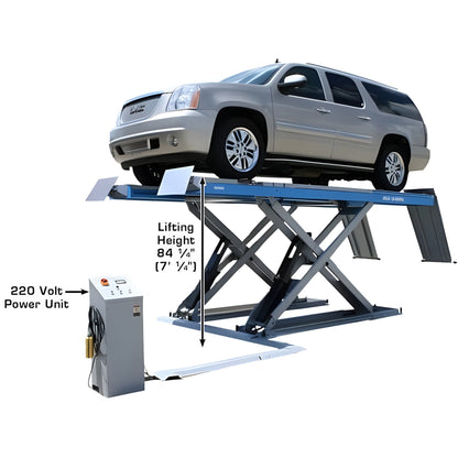 Atlas 12ASL Alignment Scissor Lift and RJ-6 Rolling Jack Combo - ATEATTD-12ASL-COMBO-FPD