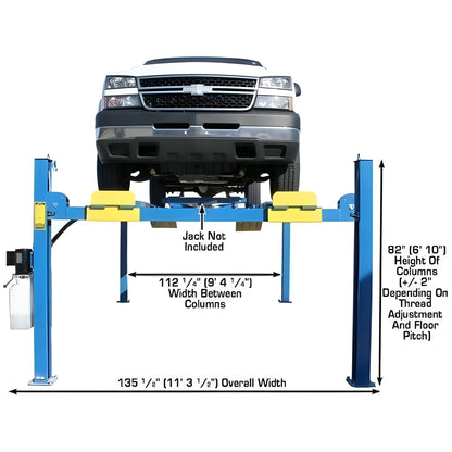 Atlas 412A 12,000 lb 4-Post Alignment Lift - ATEATTD-412A-FPD