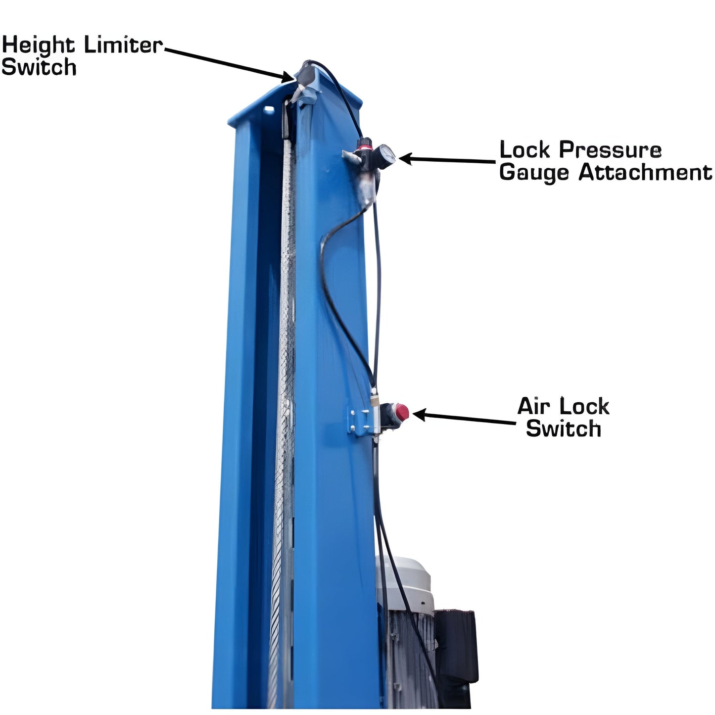 Atlas 412A 12,000 lb 4-Post Alignment Lift - ATEATTD-412A-FPD