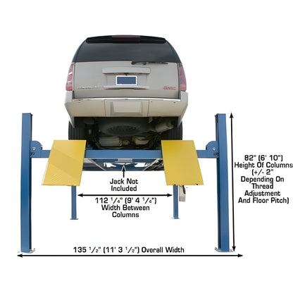 Atlas 412A 12,000 lb 4-Post Alignment Lift - ATEATTD-412A-FPD