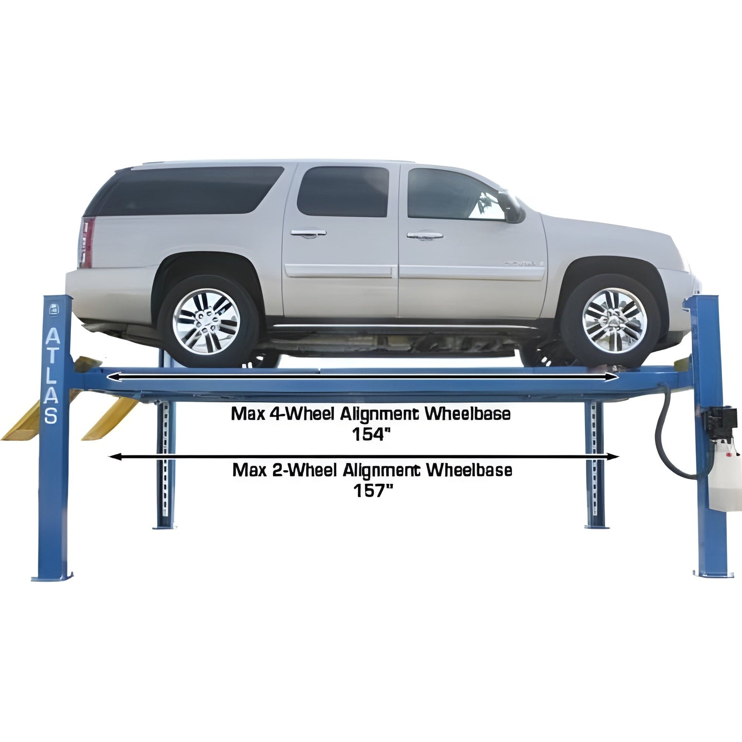 Atlas 412A 12,000 lb 4-Post Alignment Lift - ATEATTD-412A-FPD