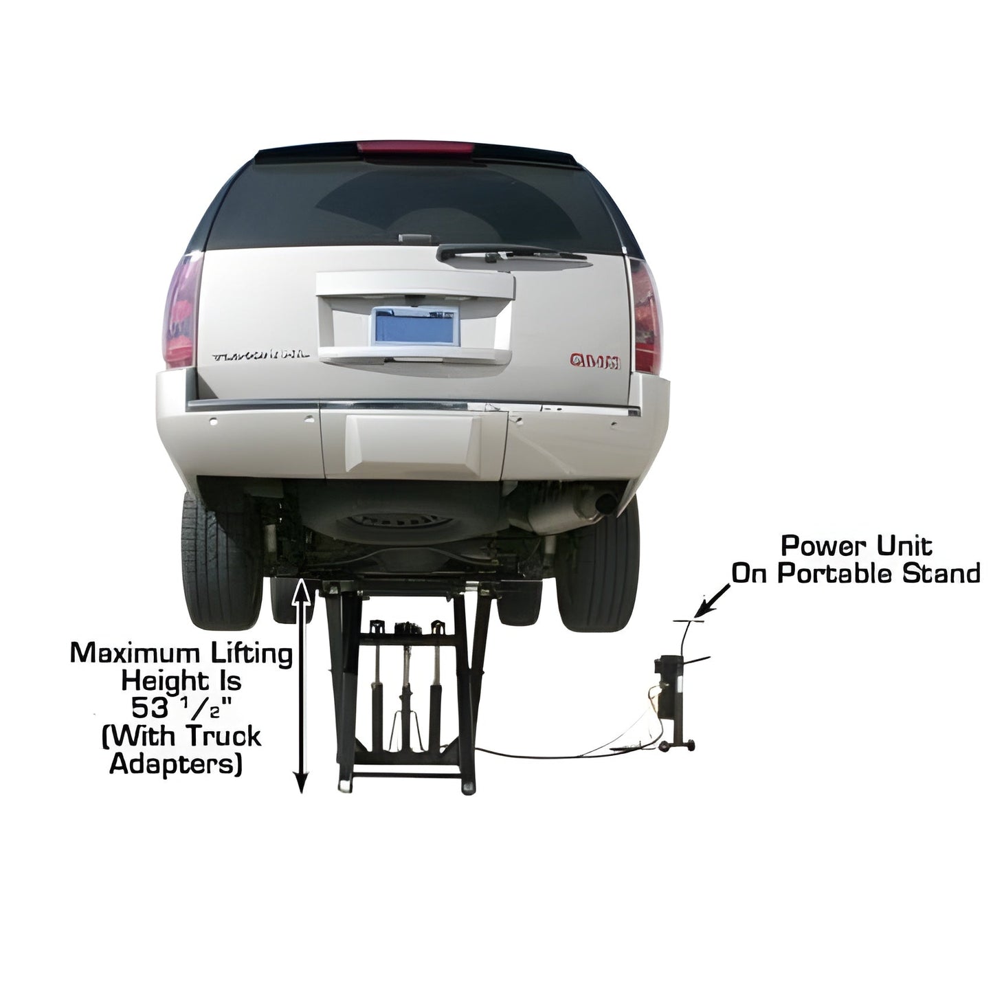 Atlas 6MR 6,000 lb Portable Mid-Rise Lift - ATEATTD-6MR-FPD
