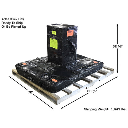 Atlas 7K-Kwik-Bay 7,000 lb Portable Mid-Rise Lift - ATEATTD-7K-KWIK-FPD