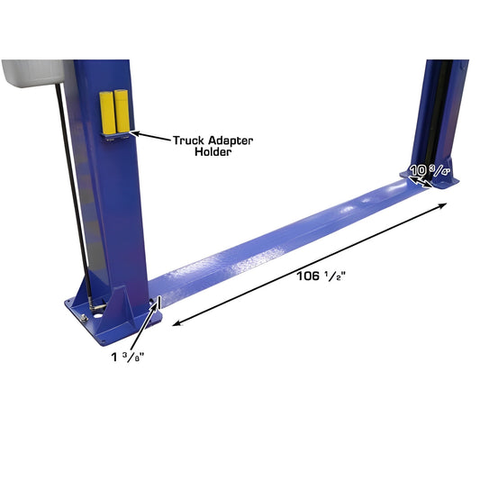 Atlas 9KBPX 9,000 lb Baseplate 2 Post Lift w/ LMA Combo - ATEXH-9KBPX-COMBO-FPD