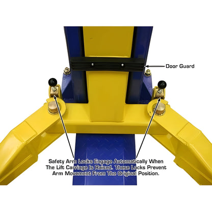 Atlas 9KBPX 9,000 lb Baseplate 2 Post Lift w/ LMA Combo - ATEXH-9KBPX-COMBO-FPD