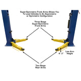 Atlas 9OHSC 2-Post Lift + Lawn Mower Adapter Combo - ATEATTD-9OHSC-COMBO-FPD