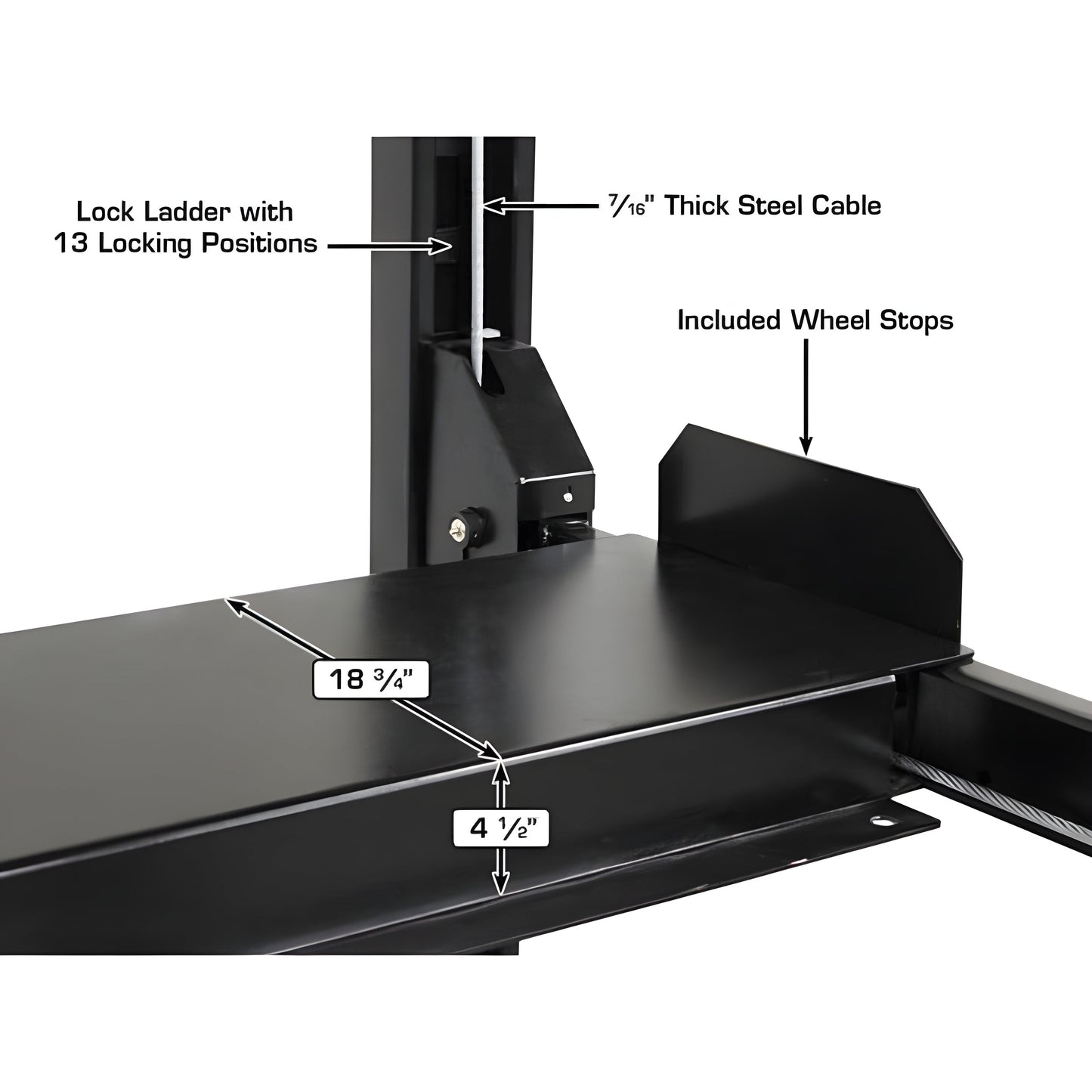 Atlas ALI APEX 8 4 Post Lift + RJ35 Sliding Jacks Combo - ATEATTD-APEX8-COMBO-FPD