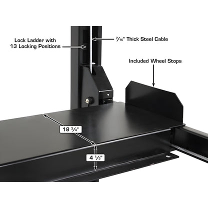 Atlas ALI APEX 8 4 Post Lift + RJ35 Sliding Jacks Combo - ATEATTD-APEX8-COMBO-FPD