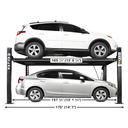 Atlas ALI APEX 8 4 Post Lift + RJ35 Sliding Jacks Combo - ATEATTD-APEX8-COMBO-FPD