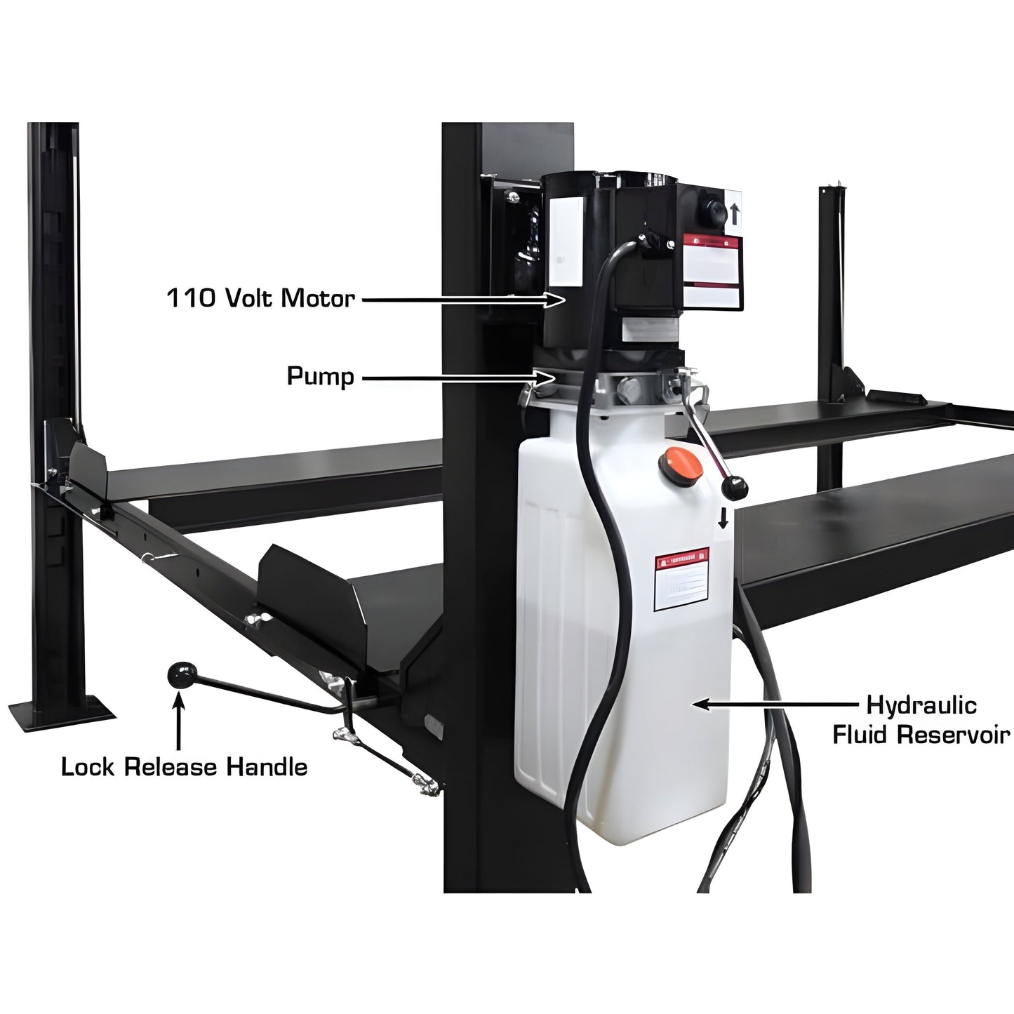 Atlas ALI APEX 8 4 Post Lift + RJ35 Sliding Jacks Combo - ATEATTD-APEX8-COMBO-FPD
