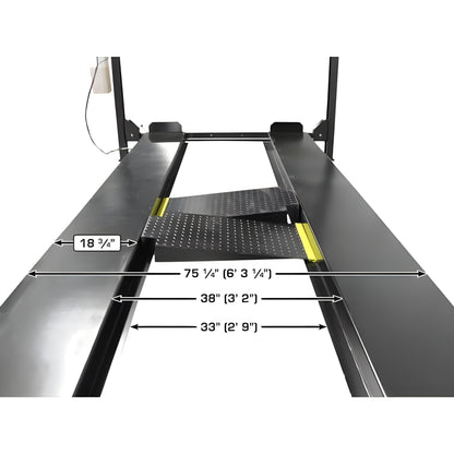 Atlas ALI APEX 8 4 Post Lift + RJ35 Sliding Jacks Combo - ATEATTD-APEX8-COMBO-FPD