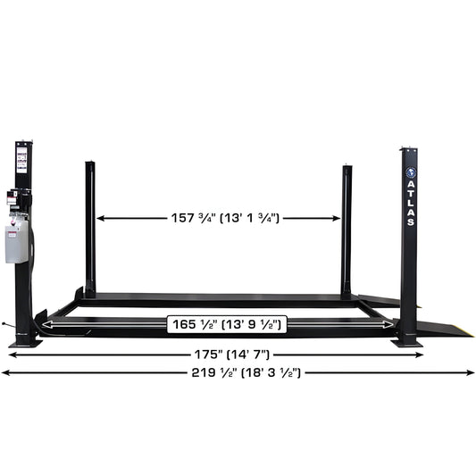 Atlas Apex 8 ALI  8,000 lb 4-Post Lift - ATEATTD-APEX8-FPD
