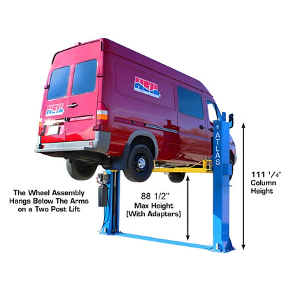 Atlas BP12000X 12,000 lb Baseplate 2 Post Lift - ATEATTD-BP12000X-FPD