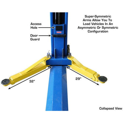 Atlas BP8000 8,000 lb Baseplate 2 Post Lift - ATEATTD-BP8000-FPD