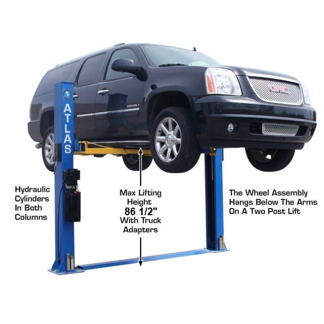 Atlas BP8000 8,000 lb Baseplate 2 Post Lift - ATEATTD-BP8000-FPD
