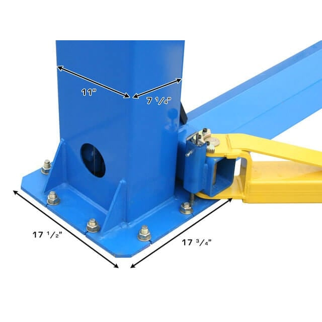 Atlas BP8000 8,000 lb Baseplate 2 Post Lift - ATEATTD-BP8000-FPD