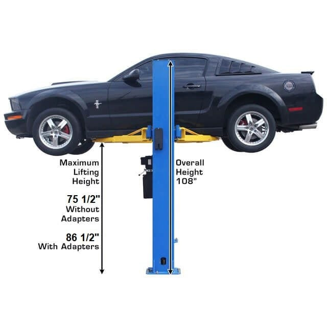 Atlas BP8000 8,000 lb Baseplate 2 Post Lift - ATEATTD-BP8000-FPD