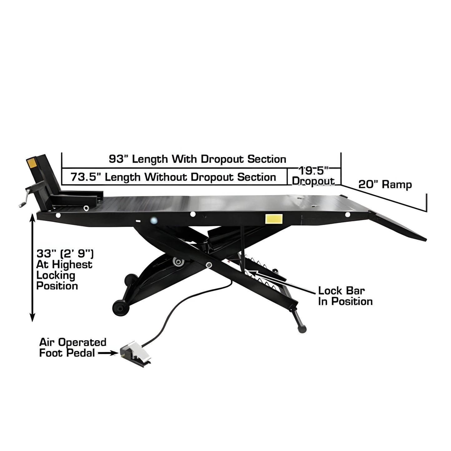Atlas Cyclelift Motorcycle Lift - ATEHT-CYCLELIFT-FPD