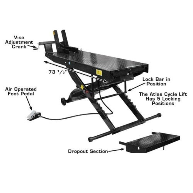 Atlas Cyclelift Motorcycle Lift - ATEHT-CYCLELIFT-FPD