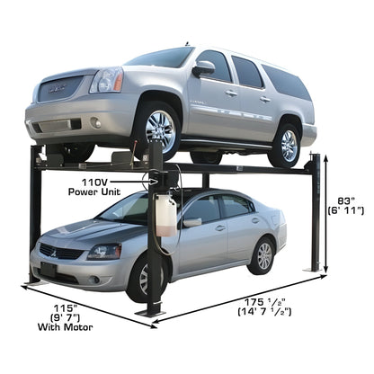 Atlas Garage PRO8000 8,000 lb 4-Post Lift - ATEXH-PRO8000-FPD