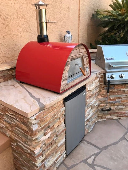 MAXIMUS MOBILE PIZZA OVEN RED **BEST SELLER**
