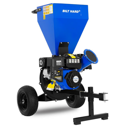 BILT HARD 7.5 HP Wood Chipper, 3" Max Capacity - TRA-0401