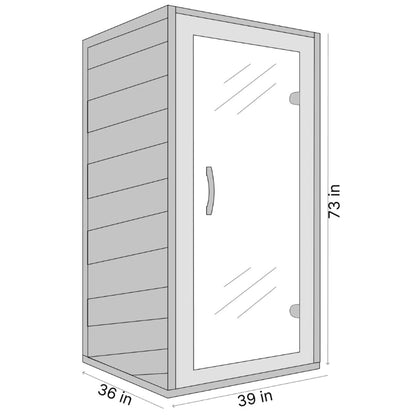 Dynamic Saunas Avila Elite 1-Person Ultra Low EMF Sauna (DYN-6103-01 Elite) - DYN-6103-01 Elite