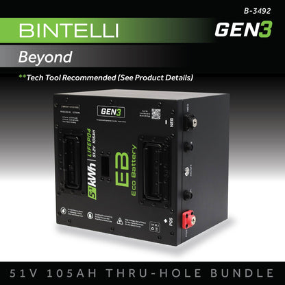 Eco Battery 51V 105AH Thru-Hole Battery Bundle / Bintelli Beyond - B-3492