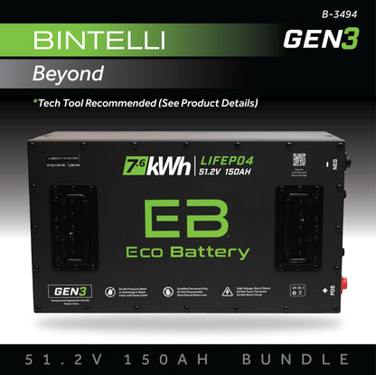 Eco Battery 51V 150AH Battery Bundle / Bintelli Beyond - B-3494